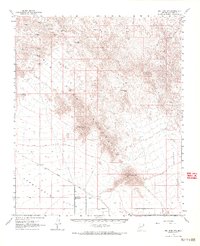 Download a high-resolution, GPS-compatible USGS topo map for Big Horn Mts, AZ (1968 edition)