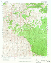 Download a high-resolution, GPS-compatible USGS topo map for Big Lue Mts, AZ (1971 edition)