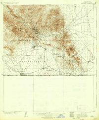 1910 Map of Bisbee, 1936 Print