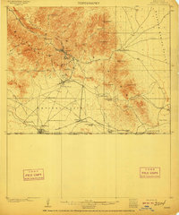 1910 Map of Bisbee