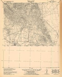 preview thumbnail of historical topo map of Bisbee, AZ in 1933