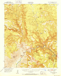 Download a high-resolution, GPS-compatible USGS topo map for Blue House Mtn, AZ (1951 edition)