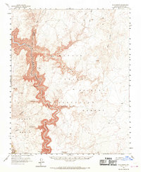 Download a high-resolution, GPS-compatible USGS topo map for Blue Spring, AZ (1970 edition)