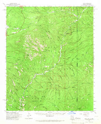 preview thumbnail of historical topo map of Greenlee County, AZ in 1961