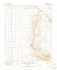 Download a high-resolution, GPS-compatible USGS topo map for Bouse, AZ (1972 edition)
