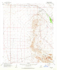 Download a high-resolution, GPS-compatible USGS topo map for Bouse, AZ (1964 edition)