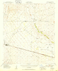 Download a high-resolution, GPS-compatible USGS topo map for Bowie, AZ (1950 edition)