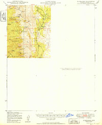 preview thumbnail of historical topo map of Yavapai County, AZ in 1950