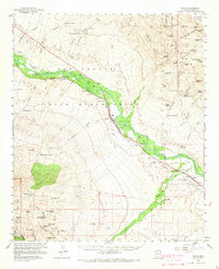 Download a high-resolution, GPS-compatible USGS topo map for Bylas, AZ (1966 edition)