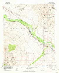 Download a high-resolution, GPS-compatible USGS topo map for Bylas, AZ (1961 edition)