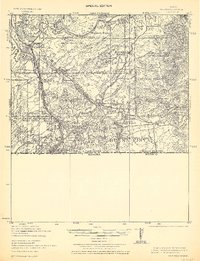 preview thumbnail of historical topo map of Santa Cruz County, AZ in 1933