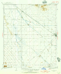 1922 Map of Casa Grande, AZ, 1956 Print