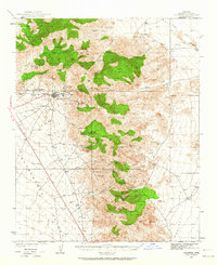 Download a high-resolution, GPS-compatible USGS topo map for Chloride, AZ (1964 edition)