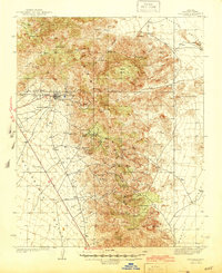 Download a high-resolution, GPS-compatible USGS topo map for Chloride, AZ (1944 edition)