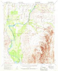 Download a high-resolution, GPS-compatible USGS topo map for Cibola, AZ (1968 edition)
