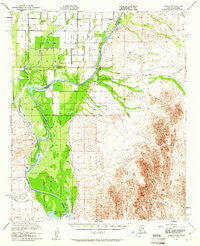 Download a high-resolution, GPS-compatible USGS topo map for Cibola, AZ (1961 edition)