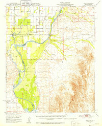 Download a high-resolution, GPS-compatible USGS topo map for Cibola, AZ (1952 edition)