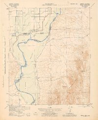 Download a high-resolution, GPS-compatible USGS topo map for Cibola, AZ (1945 edition)