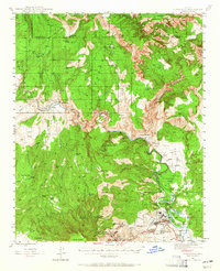 Download a high-resolution, GPS-compatible USGS topo map for Clarkdale, AZ (1965 edition)