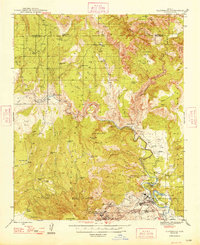 Download a high-resolution, GPS-compatible USGS topo map for Clarkdale, AZ (1948 edition)