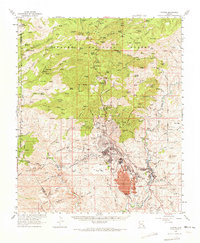 Download a high-resolution, GPS-compatible USGS topo map for Clifton, AZ (1972 edition)