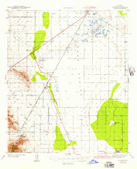 Download a high-resolution, GPS-compatible USGS topo map for Cochise, AZ (1957 edition)