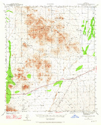 Download a high-resolution, GPS-compatible USGS topo map for Cocoraque Butte, AZ (1965 edition)