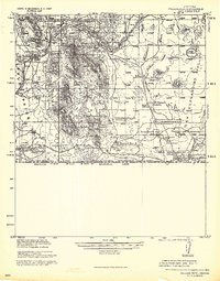 preview thumbnail of historical topo map of Cochise County, AZ in 1940