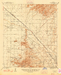 preview thumbnail of historical topo map of Pima County, AZ in 1947