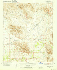 Download a high-resolution, GPS-compatible USGS topo map for Dendora Valley, AZ (1952 edition)