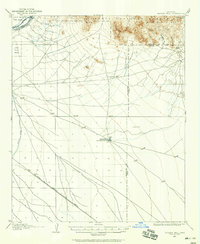 Download a high-resolution, GPS-compatible USGS topo map for Desert Well, AZ (1958 edition)