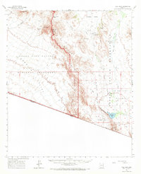1963 Map of Ali Chuk, AZ, 1971 Print