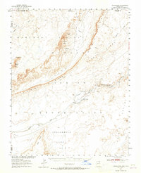 Download a high-resolution, GPS-compatible USGS topo map for Dinnehotso, AZ (1965 edition)