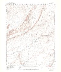 preview thumbnail of historical topo map of Apache County, AZ in 1952