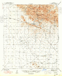 preview thumbnail of historical topo map of Cochise County, AZ in 1943