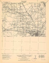 1933 Map of Douglas, AZ