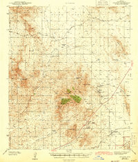 Download a high-resolution, GPS-compatible USGS topo map for Dragoon, AZ (1943 edition)