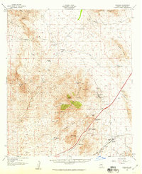 Download a high-resolution, GPS-compatible USGS topo map for Dragoon, AZ (1959 edition)