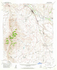 Download a high-resolution, GPS-compatible USGS topo map for Duncan, AZ (1961 edition)