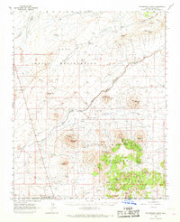 preview thumbnail of historical topo map of Navajo County, AZ in 1966