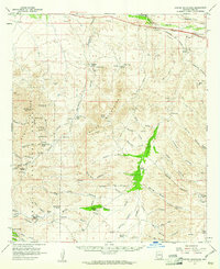 preview thumbnail of historical topo map of Pima County, AZ in 1958