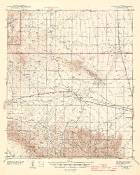 preview thumbnail of historical topo map of Cochise County, AZ in 1944