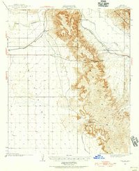 1926 Map of Yuma County, AZ, 1956 Print