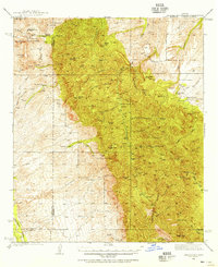 preview thumbnail of historical topo map of Graham County, AZ in 1938