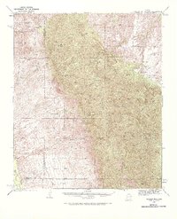Download a high-resolution, GPS-compatible USGS topo map for Galiuro Mts, AZ (1968 edition)