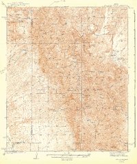 Download a high-resolution, GPS-compatible USGS topo map for Galiuro Mts, AZ (1943 edition)
