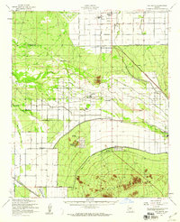 1952 Map of Sacaton, AZ, 1960 Print