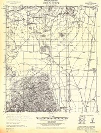 preview thumbnail of historical topo map of Cochise County, AZ in 1925