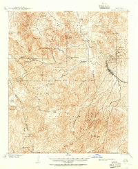 preview thumbnail of historical topo map of Globe, AZ in 1901