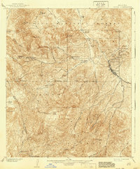 1902 Map of Globe, AZ, 1940 Print